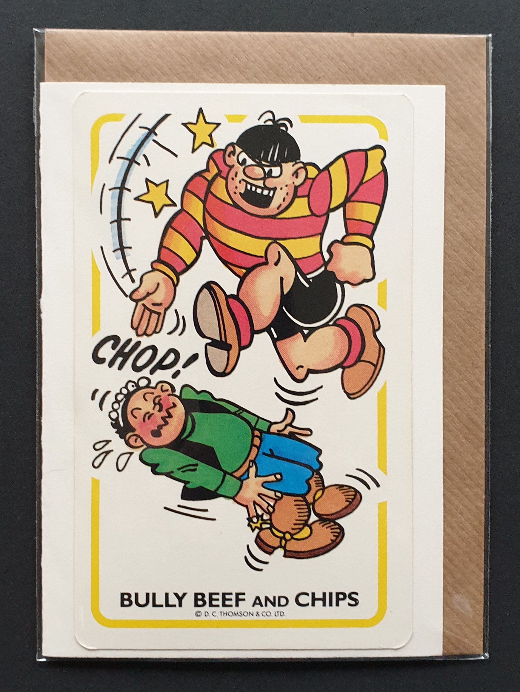 Bully Beef and Chips Original Vintage Dandy Comic Cards 