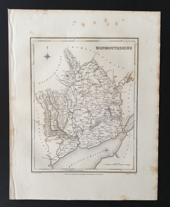 Monmouthshire - Original 1831 map