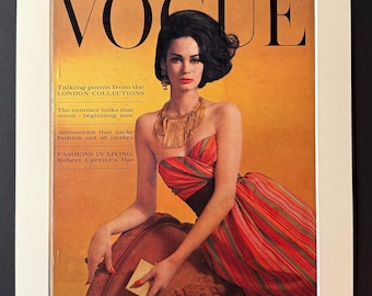British Vogue - Original March 1962 Vintage Cover