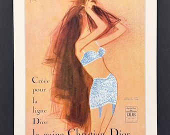 Christian Dior - Original June 1964 Vintage Advert