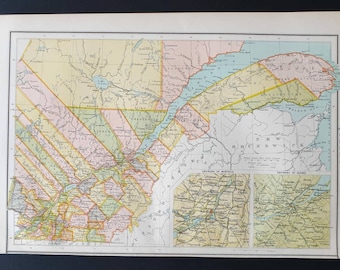 Quebec - Original 1899 map