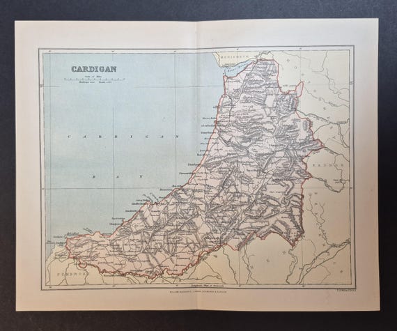 Cardigan - Original 1895 County Map
