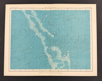 Maps of the Stars - No.4 - Original 1903 Antique Print