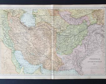 Persia - Original 1908 map