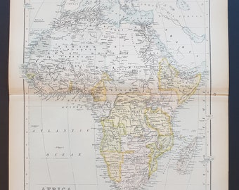 Africa - Original 1898 map