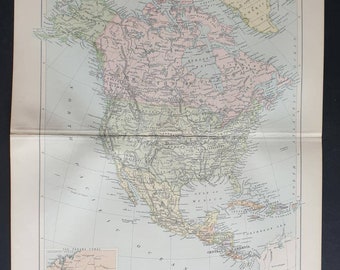 North America - Original 1903 map