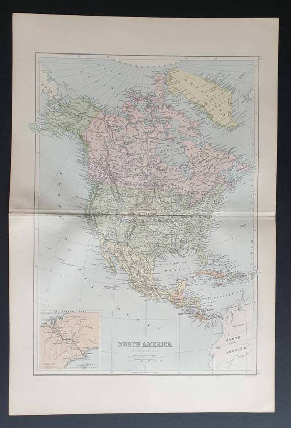 Original 1903 map - North America