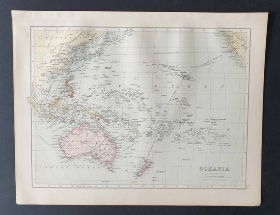 Original 1903 map - Oceania