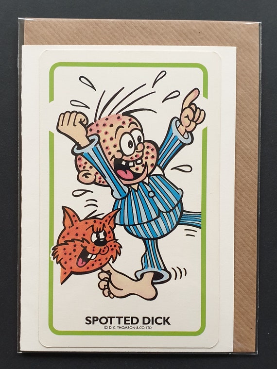 Spotted Dick - Original vintage Dandy Comic cards