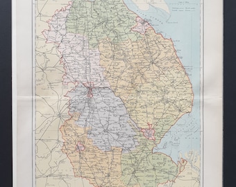 Lincoln - Original 1895 County Map