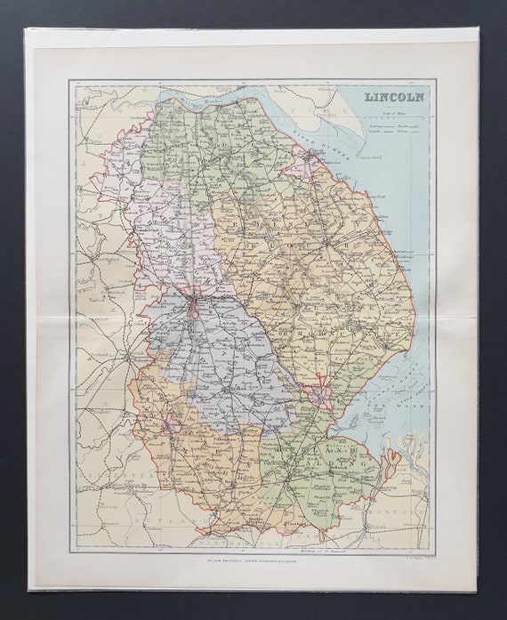 Lincoln - Original 1893 County map