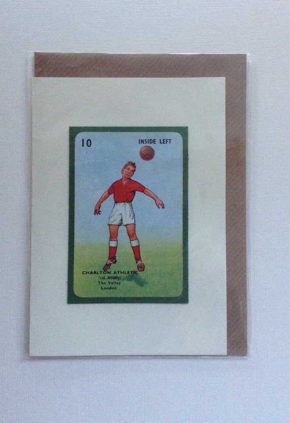 Original 1950s 'Goal' card Charlton Athletic