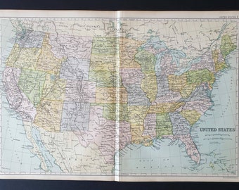 United States - Original 1908 map