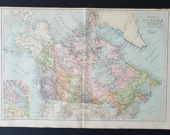 Canada - Original 1908 map