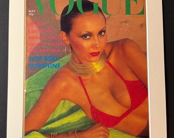 British Vogue - Original May 1976 Vintage Cover