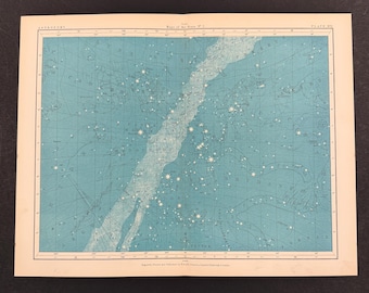 Maps of the Stars - No.2 - Original 1903 Antique Print