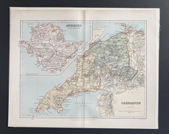Carnarvon - Original 1895 County Map