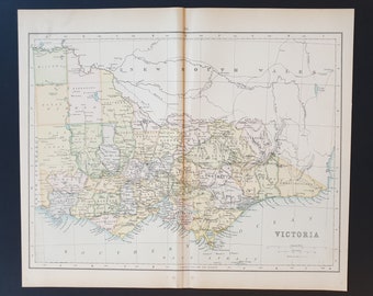 Victoria - Original 1898 map