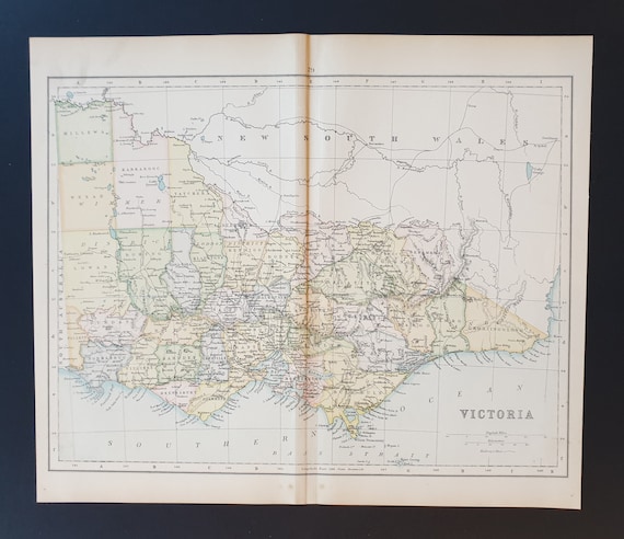 Victoria - Original 1898 map