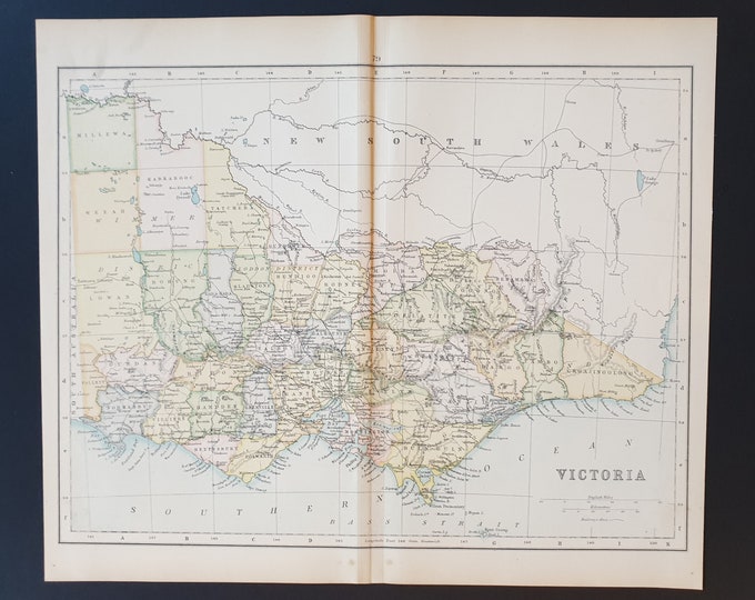 Victoria - Original 1898 map