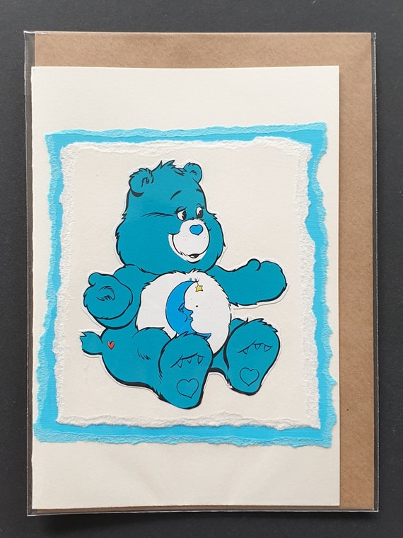 Bedtime Bear - Original vintage Care Bear card