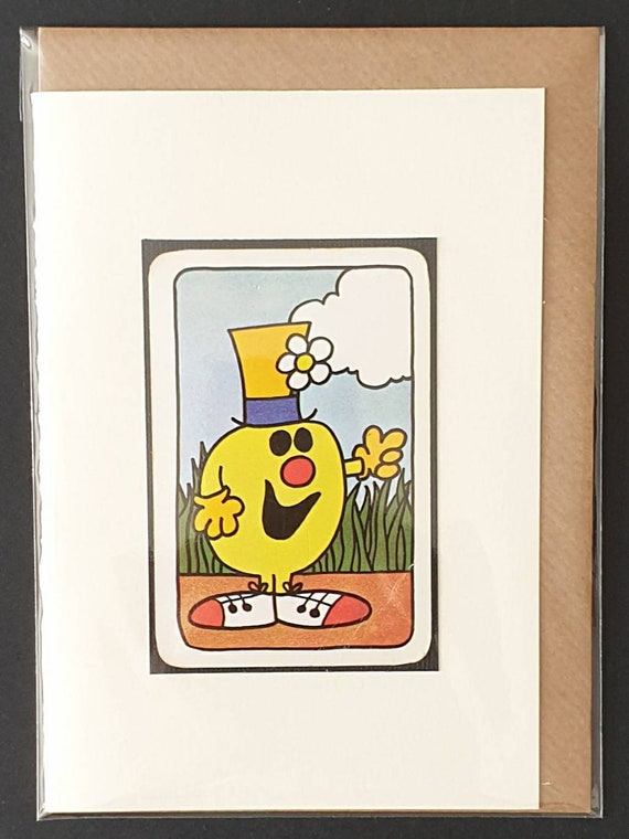 Mr Funny - Original vintage Mr Men card