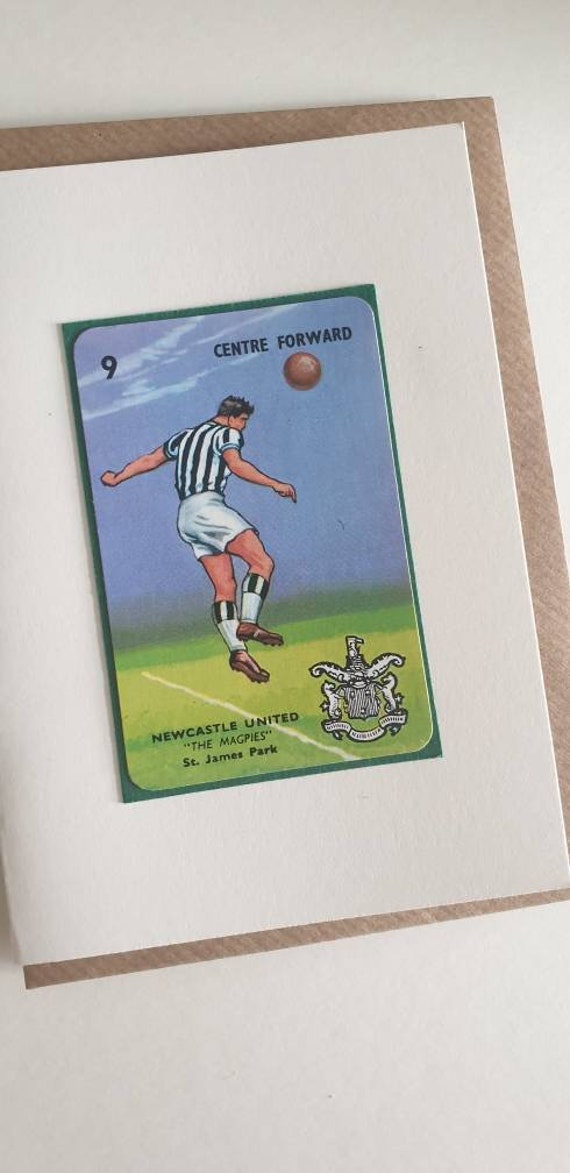 Original 1950s 'Goal' card Newcastle United