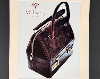 Mulberry - Original Vintage 1995 British Vogue Advert