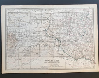 South Dakota - Original 1902 map