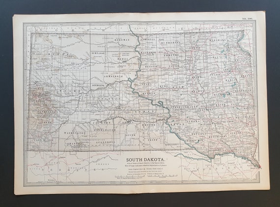 South Dakota - Original 1902 map