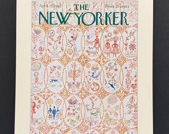 The New Yorker - Original April 1962 Vintage Cover