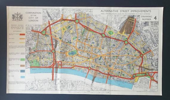 Alternative Street Improvements - Original 1944 Plan of The City of London