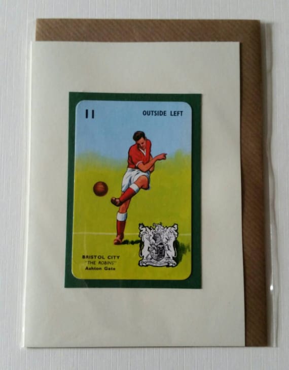 Original 1950s 'Goal' card Bristol City