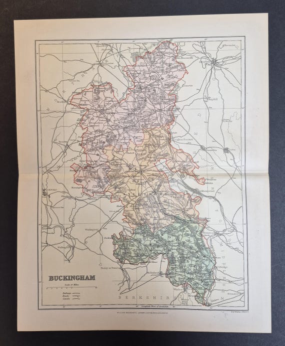 Buckingham - Original 1895 County Map