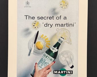 Martini - Original October 1963 Vintage Advert