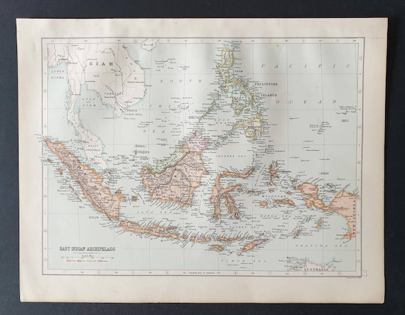 Original 1903 map - East Indian Archipelago