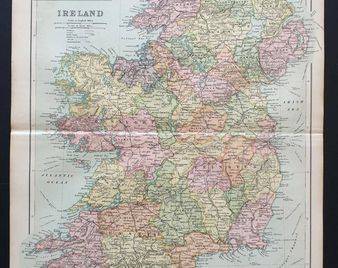 Original 1908 map - Ireland