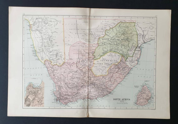 Original 1903 map - South Africa