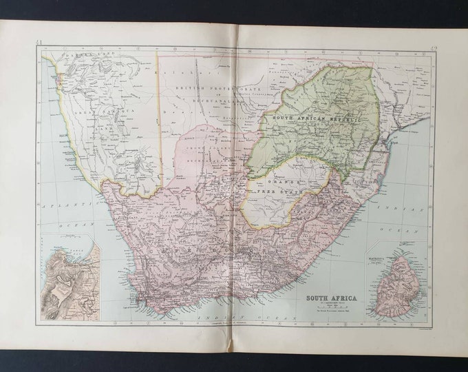 Original 1903 map - South Africa