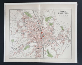 Bradford - Original 1895 Map