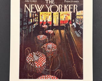 The New Yorker - Original July 1963 Vintage Cover