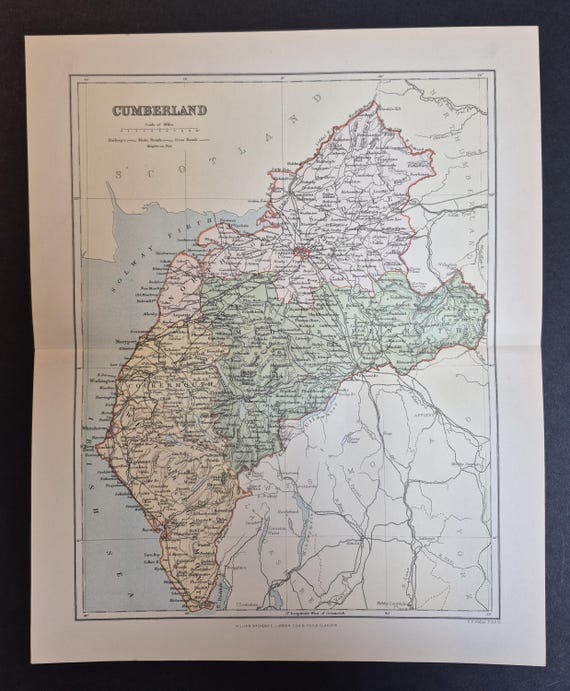 Cumberland - Original 1895 County Mapam