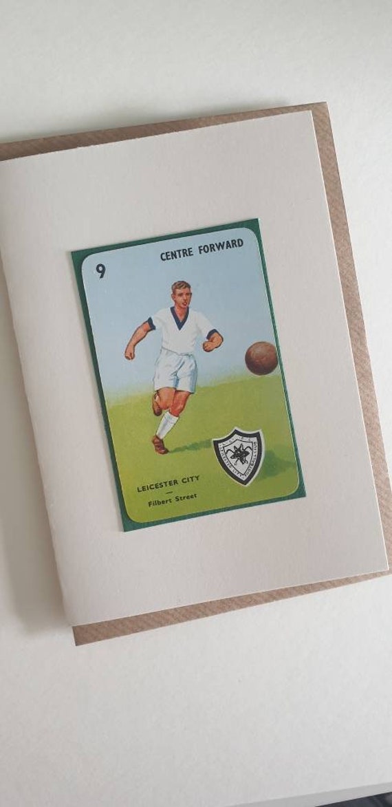 Original 1950s 'Goal' card Leicester City