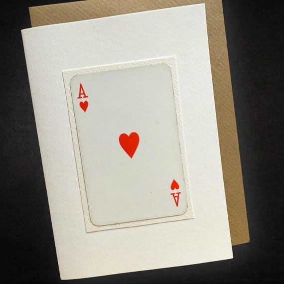 Ace of Hearts - Valentine's Day A6 Card
