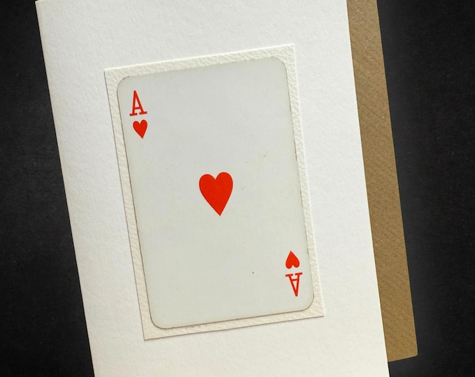 Featured listing image: Ace of Hearts - Valentine's Day A6 Card