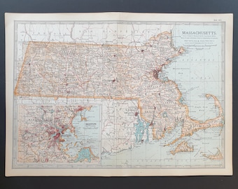 Massachusetts - Original 1902 map