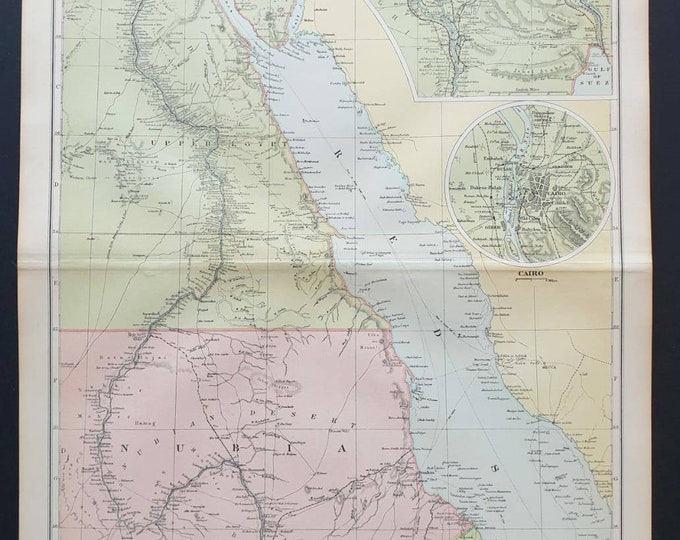 Original 1908 map - Egypt