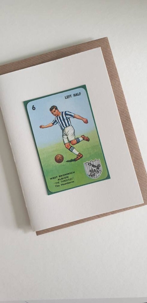 Original 1950s 'Goal' card West Bromwich Albion