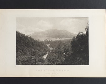 Pass of Killiecrankie - Original 1897 Scottish print