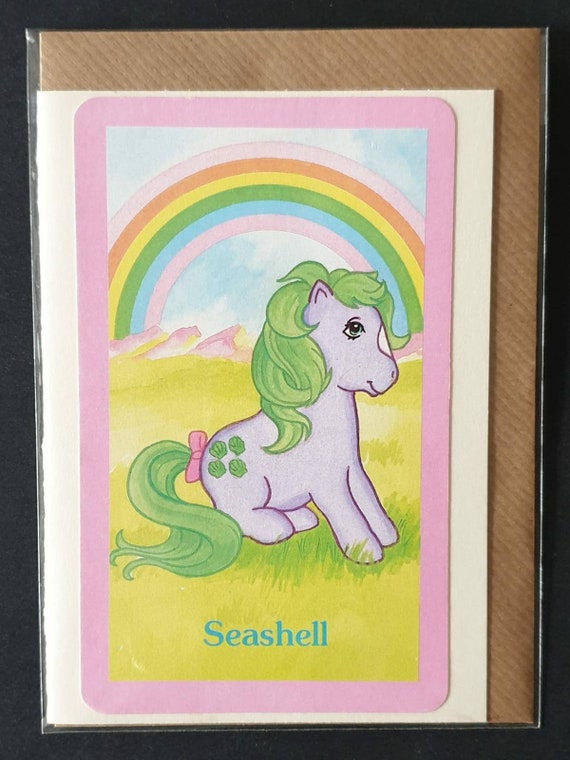Seashell - Original vintage My Little Pony card